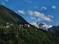 La Val Canzoi e il paesino di Montagne.
